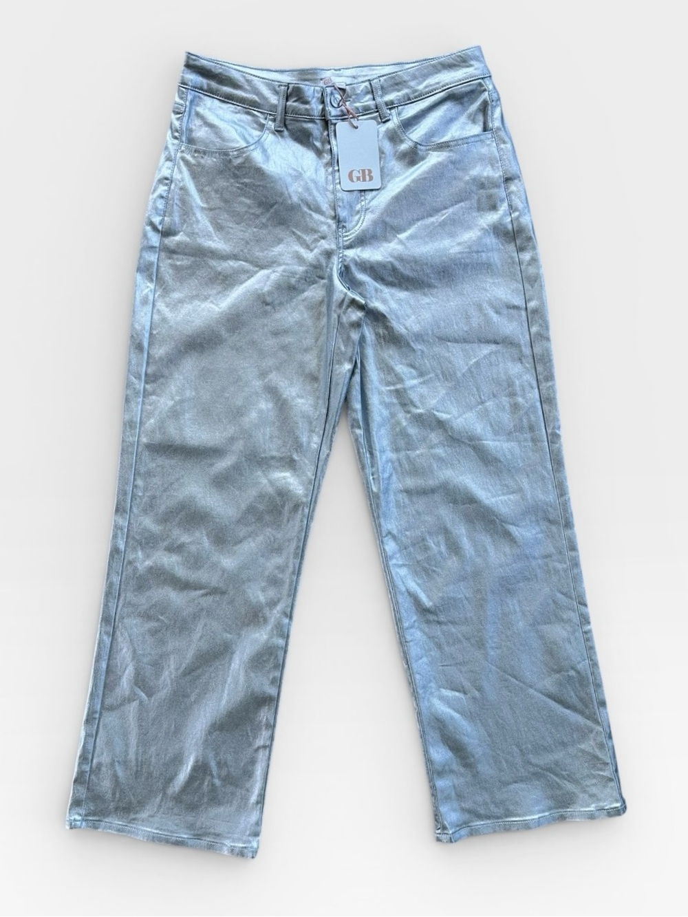 🎉5 for $45🎉 NWT Gianni Binni pants silver metallic size 11